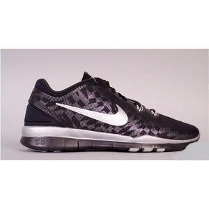 Nike Women’s Free 5.0 TR Fit 5 Black/Metallic Silver Training Shoes—size 10. NEW